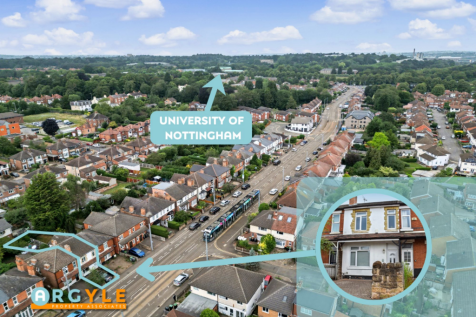 Close to University of Nottingham