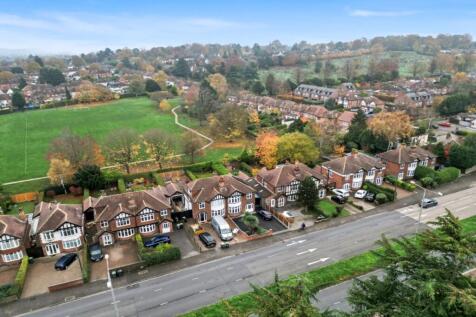 View over playing fields