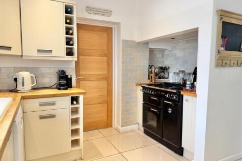 Kitchen with door to office