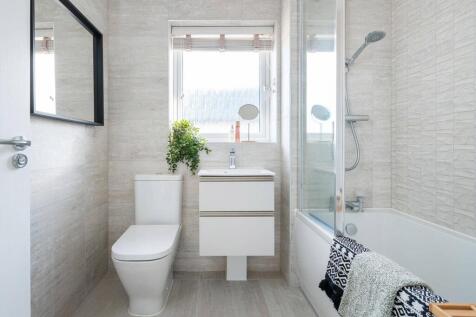 A family bathroom completes the home