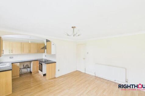 Open plan lounge and kitchen