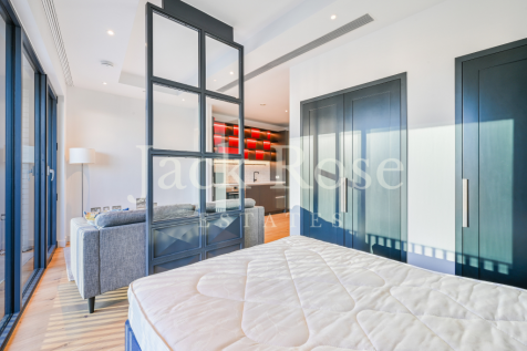 Bedroom view of living area