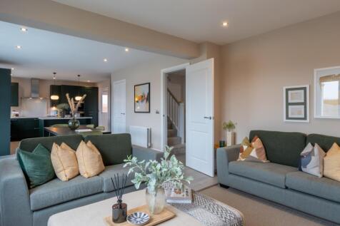 Family room of the Henley, a 4 bedroom house