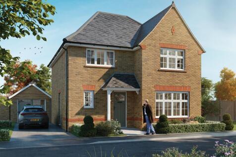 CGI external in brick of the Cambridge, a 4 bedroom house