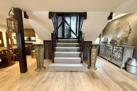 Stairs in entrance hall