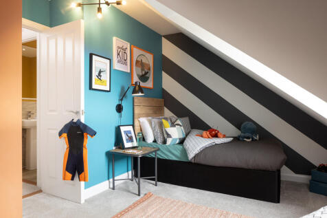 Internal image of the single bedroom in the Kingsville show home