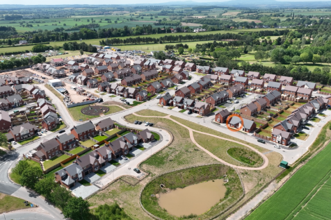 Plot 33 aerial view