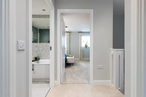 Bright landing with natural light
