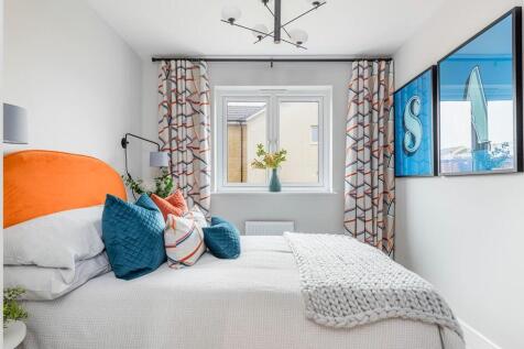 Bedroom two has space for a double bed