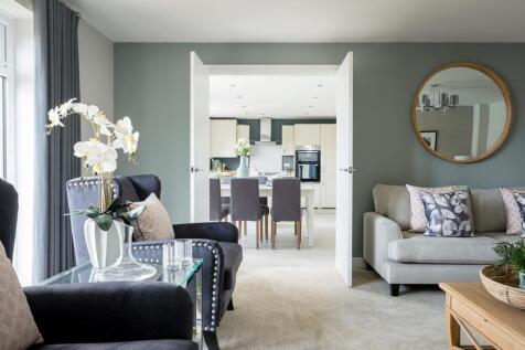 Open up the double doors for more space to entertain