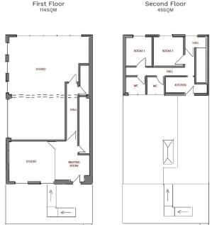 162 High Street Berkhamsted 1st &amp; 2nd Floor Plan