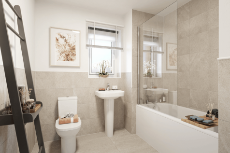 Comfortable family bathroom, where you can choose your own finish
