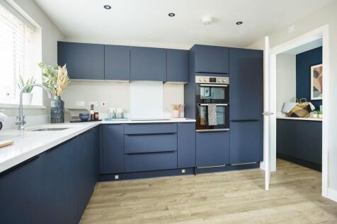 Modern kitchen with energy efficient appliances