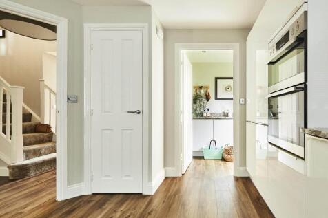 Utility area to the rear of the kitchen