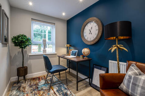 Interior view of the study in our 4 bed Alnmouth home