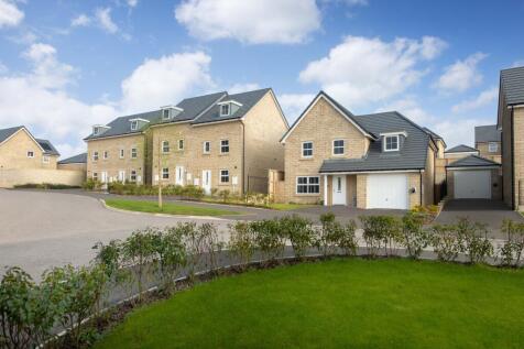 Typical Barratt Homes external street scene