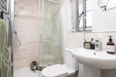 Internal view of the bathroom in an Alderney house type