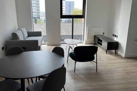 Open plan lounge and