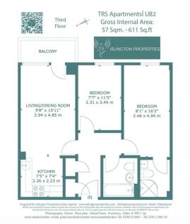 To let 2 bedroom Flat UB2  www.islingtonproperties