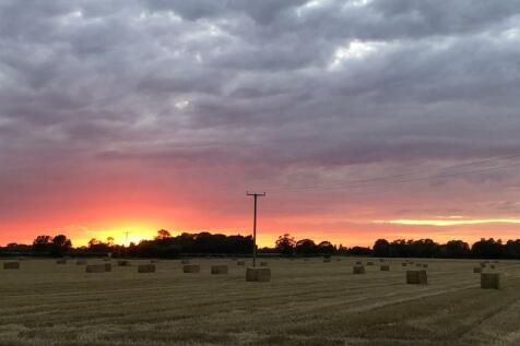 Sunset view from rear