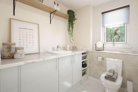 Downstairs WC with utility, keeping the washing machine out of sight