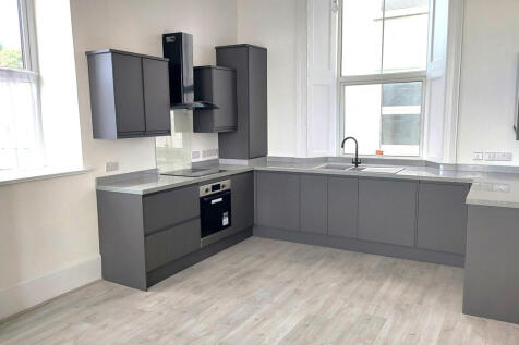 The kitchen area