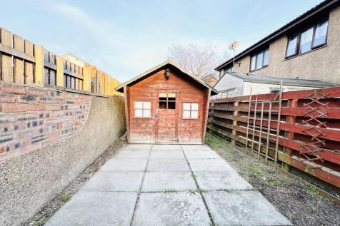 Back garden and shed