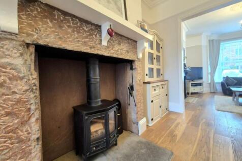 Dining room fireplace