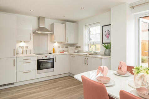 Open plan kitchen in the Maidstone three bedroom home