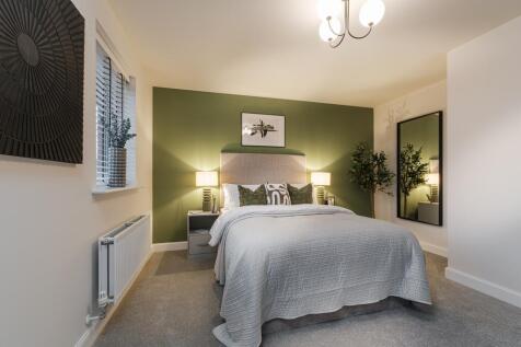 Interior view of bedroom 2 in our 4 bed Hythie home