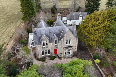 Aerial picture of house