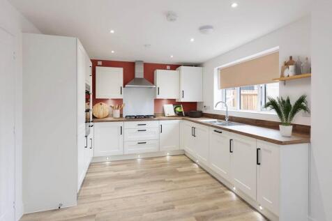 A brand new, modern kitchen is ready to go from the day you move in
