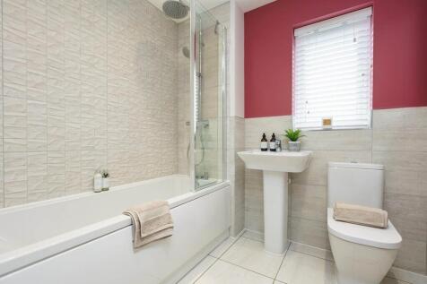A family bathroom completes the home