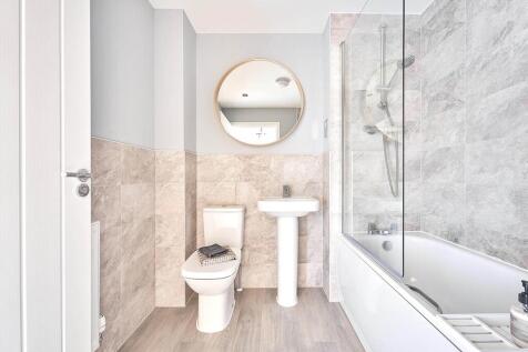 A family bathroom completes the home