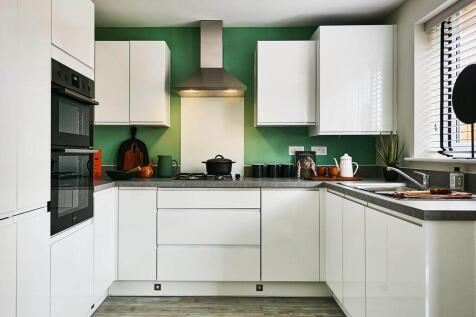 A brand new, modern kitchen is ready to go from the day you move in