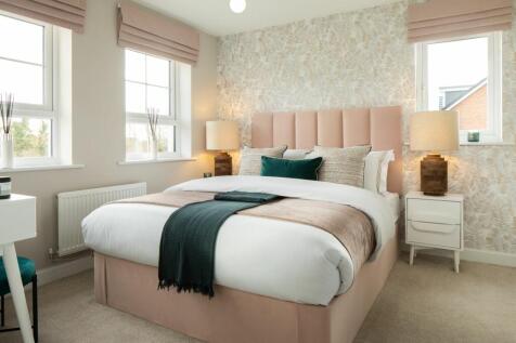 En suite main bedroom in the Hesketh. 4 bedroom home.