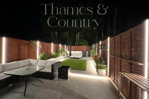 Garden at night