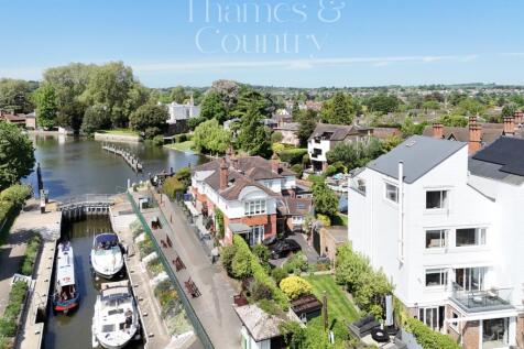 Drone View of 1 Marlow Mill -full lock and River V