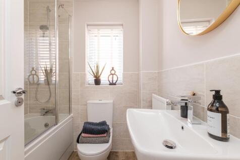 Interior view of the bathroom in our 3 bed Ellerton home