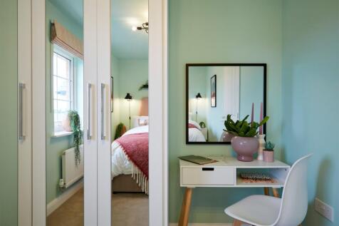Main bedroom with storage in the Kenley 2 bedroom home