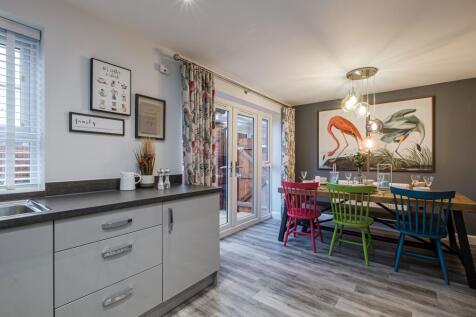 Interior view of the kitchen &amp; dining space in our 4 bed Kingsley home