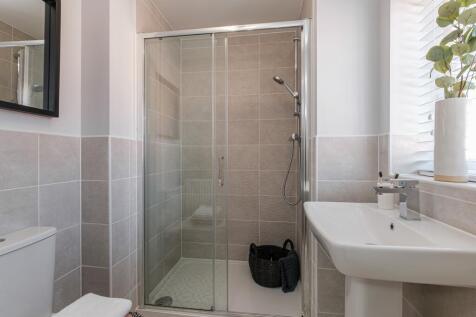 Interior view of the en suite in our 3 bed Ellerton home