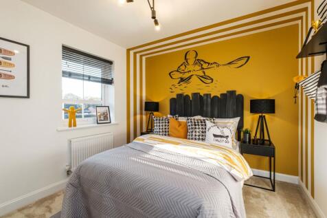 Interior view of bedroom 2 in our 4 bed Alderney home