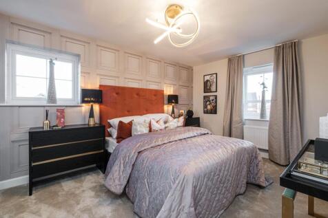 Interior view of the main bedroom of our 4 bed Alderney home