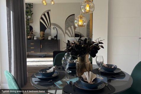 Typical kitchen area