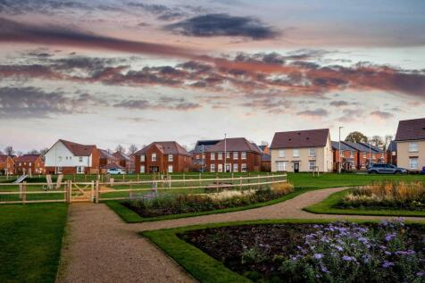 The Poppies dusk street scene