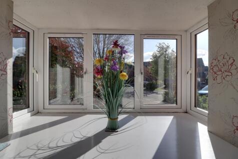 Lounge window looking over the green