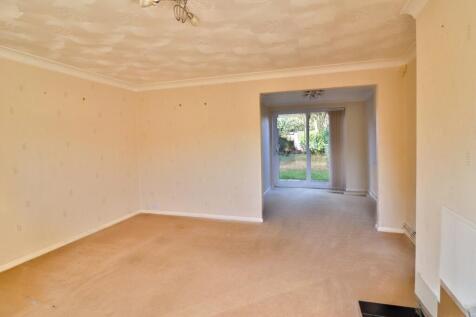 Large Living room with view to dining area