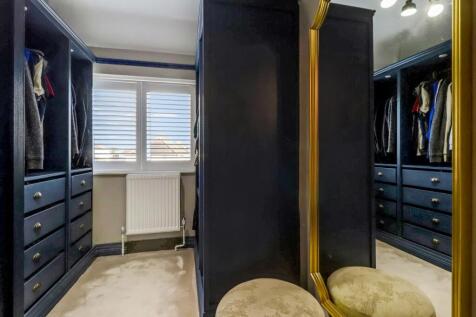 Bedroom 3 which is currently a walk in wardrobe