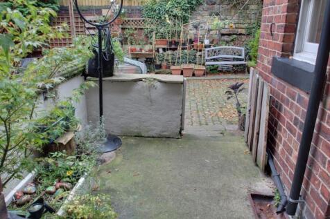 The back garden area